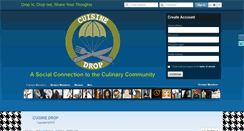 Desktop Screenshot of cuisinedrop.com